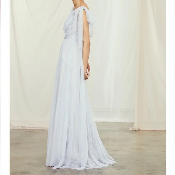 Amsale | Dresses | Amsale Haley Bridesmaid Dress In Dove New With Tags |  Poshmark
